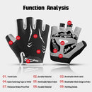 Cycling Gloves Half-finger Anti-Slip Wear-proof Shake-proof Adjustable Breathable Fitness Bicycle Climbing Sport Gloves