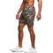 Men Shorts with Towel Loop Camouflage Elastic Waist Workout Running Yoga Short Pants Casual Summer