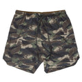 Men Shorts with Towel Loop Camouflage Elastic Waist Workout Running Yoga Short Pants Casual Summer