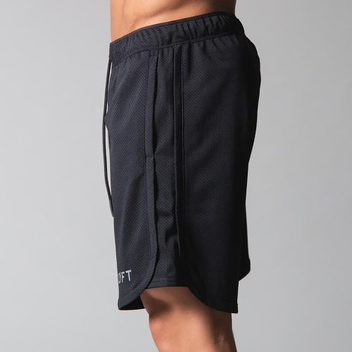 Men Sports Shorts Quick-Dry Pockets Loose Elastic Basketball Running Shorts Fitness Gym Workout Pants