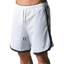 Men Sports Shorts Quick-Dry Pockets Loose Elastic Basketball Running Shorts Fitness Gym Workout Pants