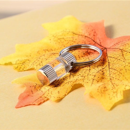 Tritium Self Luminous Key Ring Ultralight Outdoor Glow In The Dark Keychain Ring Emergency Survival Mini Light