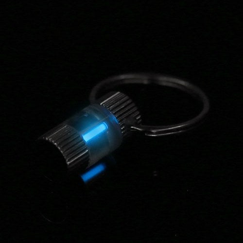 Tritium Self Luminous Key Ring Ultralight Outdoor Glow In The Dark Keychain Ring Emergency Survival Mini Light