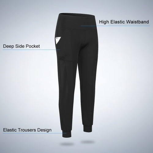 Women Yoga Pants Quick-Dry Sports Pants Workout Leggings Fitness Pants with Pocket