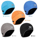 Winter Outdoor Fleece Beanie Warm Cap Windproof Thermal Cap with Headphone Jack for Hiking Riding Climbing