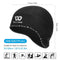 Winter Outdoor Fleece Beanie Warm Cap Windproof Thermal Cap with Headphone Jack for Hiking Riding Climbing