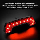 USB Chargings Cycling Wireless Remote Control Tail Lamp Turn Tail Lamp With Horn Electric Bell Automative Lighting Riding accessories Bike Tail Light