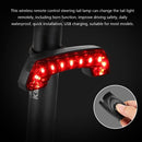 USB Chargings Cycling Wireless Remote Control Tail Lamp Turn Tail Lamp With Horn Electric Bell Automative Lighting Riding accessories Bike Tail Light