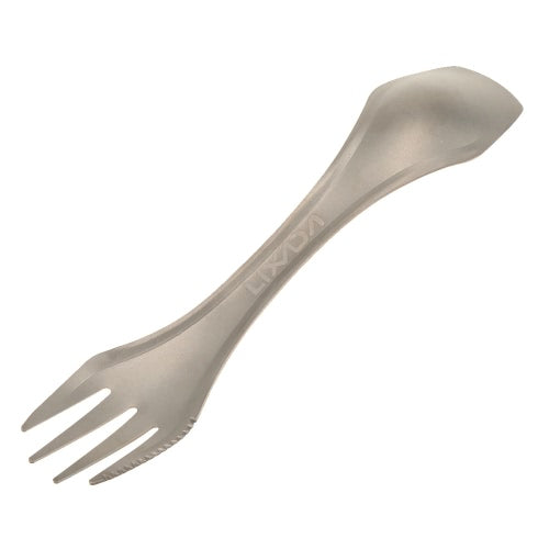 Lixada 100% Titanium Outdoor Camping Picnic Spoon Fork Knife