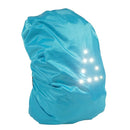 9LED Safety Security Waterproof Backpack Bag Rain Cover 30-40L