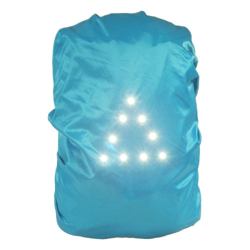 9LED سلامة الأمن حقيبة الظهر للماء غطاء المطر 30-40L