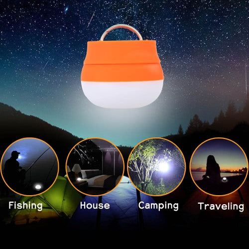 TOMSHOO LED Camping Lamp Lantern Outdoor Hiking Light Portable Tent Night Lamp with Handle