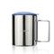 Lixada 220ml Outdoor Mug Portable Camping Picnic Water Cup Stainless Steel Vacuum Double Wall