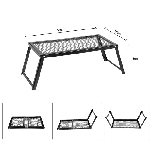 Docooler 55 * 30 * 18cm Heavy Duty Over Fire Camping BBQ Grill Foldable Portable