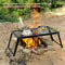 Docooler 55 * 30 * 18cm Heavy Duty Over Fire Camping BBQ Grill Foldable Portable