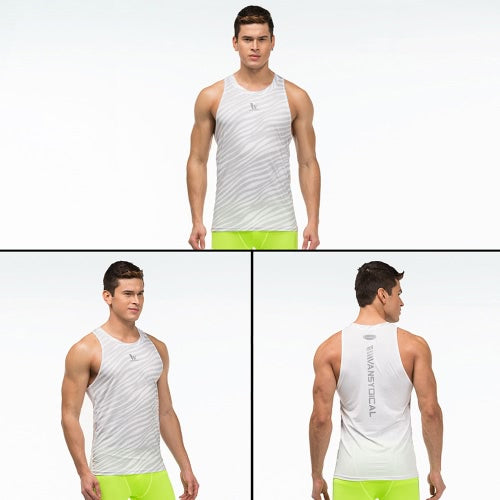 Quick-dry Men Bodybuilding Clothing Fitness Top Mens Sleeveless Shirt Sports Vest