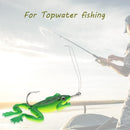 Lixada 4pcs Artificial Topwater Life-like Fishing Lures Baits Tackle Bait Soft Bait with One Single Hook