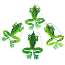 Lixada 4pcs Artificial Topwater Life-like Fishing Lures Baits Tackle Bait Soft Bait with One Single Hook