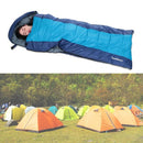 TOMSHOO (190+30)X75CM Thermal Adult Outdoor Hooded Envelope Sleeping Bag Camping Travel Hiking Multifunction Thick 1.5kg 10-15℃