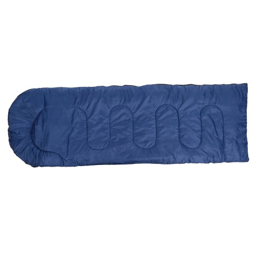 TOMSHOO (190+30)X75CM Thermal Adult Outdoor Hooded Envelope Sleeping Bag Camping Travel Hiking Multifunction Thick 1.5kg 10-15℃