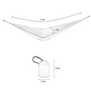 Lixada Portable Durable Compact Nylon Fabric Traveling Camping Hammock for Two Persons