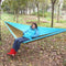 Lixada Portable Durable Compact Nylon Fabric Traveling Camping Hammock for Two Persons