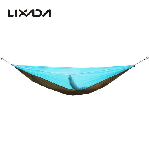 Lixada Portable Durable Compact Nylon Fabric Traveling Camping Hammock for Two Persons