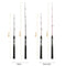 1m/0.8m 2 Sections Solid Fishing Rod Ice Fishing Rod Boat Rod Pole Fishing Tackle Fishing Accessory