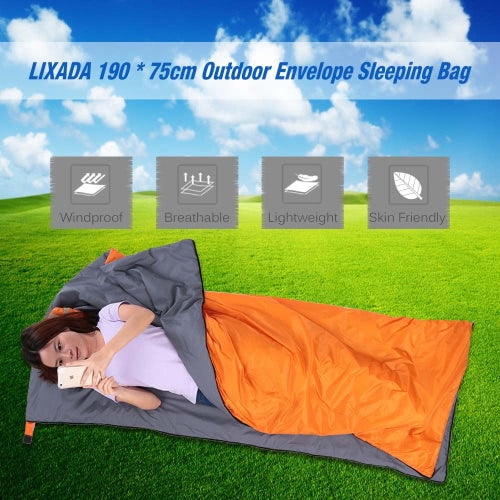 Lixada Outdoor Envelope Sleeping Bag