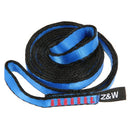 23KN 16mm 120cm/3.9ft Rope Runner Webbing Sling Flat Strap Belt for Mountaineering Rock Climbing Caving Rappelling Rescue Engineering