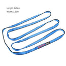 23KN 16mm 120cm/3.9ft Rope Runner Webbing Sling Flat Strap Belt for Mountaineering Rock Climbing Caving Rappelling Rescue Engineering