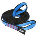 23KN 16mm 150cm/4.9ft Rope Runner Webbing Sling Flat Strap Belt for Mountaineering Rock Climbing Caving Rappelling Rescue Engineering