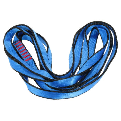 23KN 16mm 150cm/4.9ft Rope Runner Webbing Sling Flat Strap Belt for Mountaineering Rock Climbing Caving Rappelling Rescue Engineering