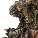 Camouflage Leafy Hunting Ghillie Hood Green Leafy Head Net Eyehole Opening and Leaf Pattern