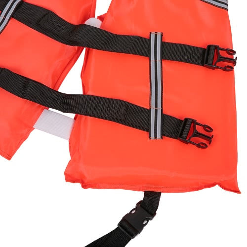 Adult Lifesaving Life Jacket Buoyancy Aid Boating Surfing Work Vest Clothing Swimming Marine Life Jackets Safety Survival Suit Outdoor Water Sport Swimming Drifting Fishing