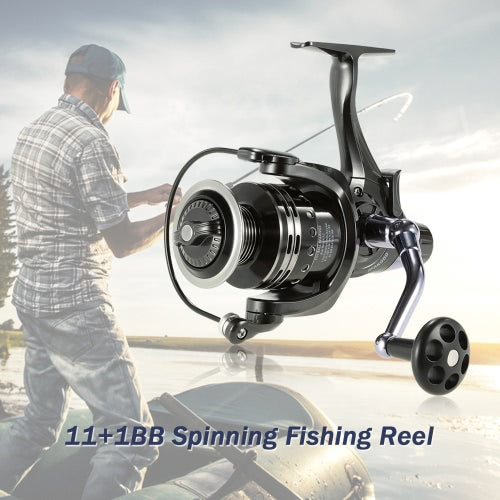 11+1BB Ball Bearings 4:7:1 Fishing Reel Left/Right Interchangeable Ultra Smooth Spinning Fishing Reel