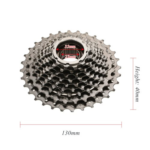 Threaded Steel 9 Speed 13-32T Freewheel Gear Flywheel Bicycle Parts Bike Freewheel Replacement Parts