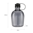 500ml/750ml/1000ml Tactical Water Bottle with Handle Drinking Container Military Lightweight Portable for Outdoor Leisure