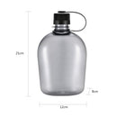 500ml/750ml/1000ml Tactical Water Bottle with Handle Drinking Container Military Lightweight Portable for Outdoor Leisure