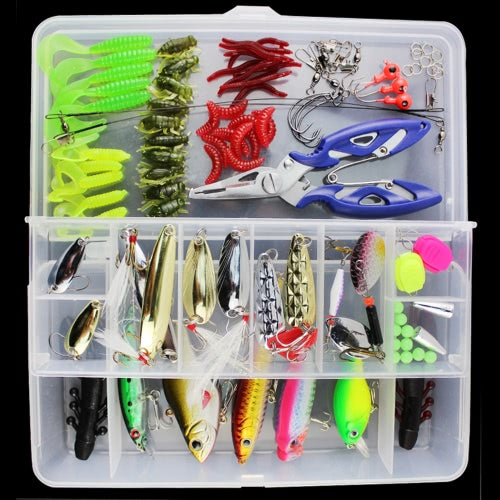 101PCS Fishing Lures Kit Set with Storage Box