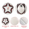 Five-point Star PU Inflatable Football Durable Synthetic Leather Soft Touch Soccer for Younger Teenager Game Soccer Training