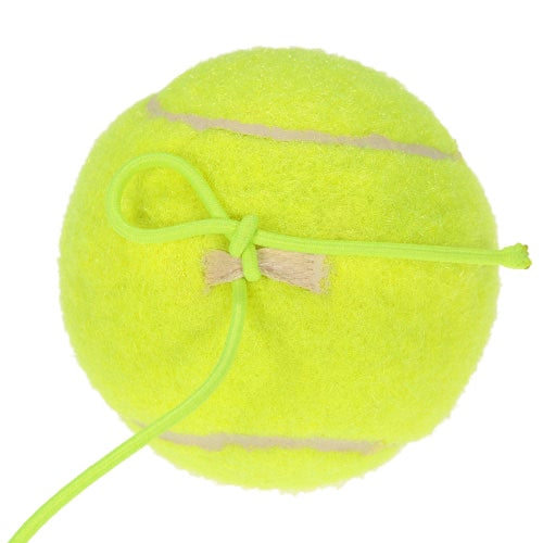 Natural Rubber Synthetic Wool Fiber Tennis Ball Dog Training Tennis Ball With String