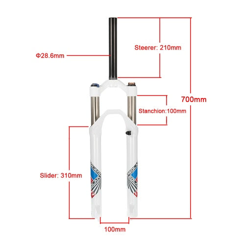 Ultra-light 26" Mountain Bike Oil/Spring Front Fork Bicycle Accessories Parts Cycling Bike Fork