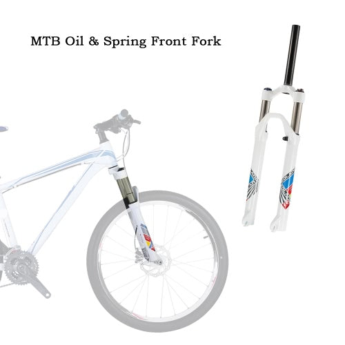 Ultra-light 26" Mountain Bike Oil/Spring Front Fork Bicycle Accessories Parts Cycling Bike Fork