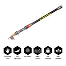 Lixada Telescopic Fishing Rod and Reel Combo Full Kit