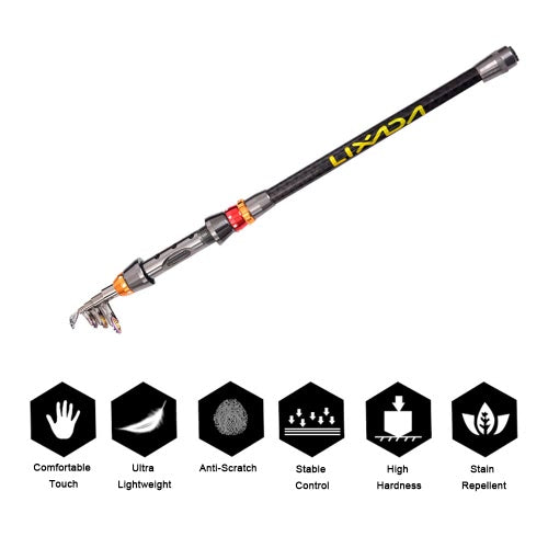 Lixada Telescopic Fishing Rod and Reel Combo Full Kit