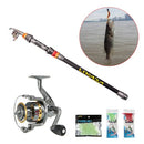 Lixada Telescopic Fishing Rod and Reel Combo Full Kit