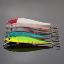 5pcs 12cm/13.5g Fishing Lures with 3 Fishing Tackle