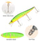 5pcs 12cm/13.5g Fishing Lures with 3 Fishing Tackle