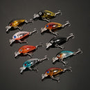 9pcs Minnow Fishing Lures with Fishing Tackles